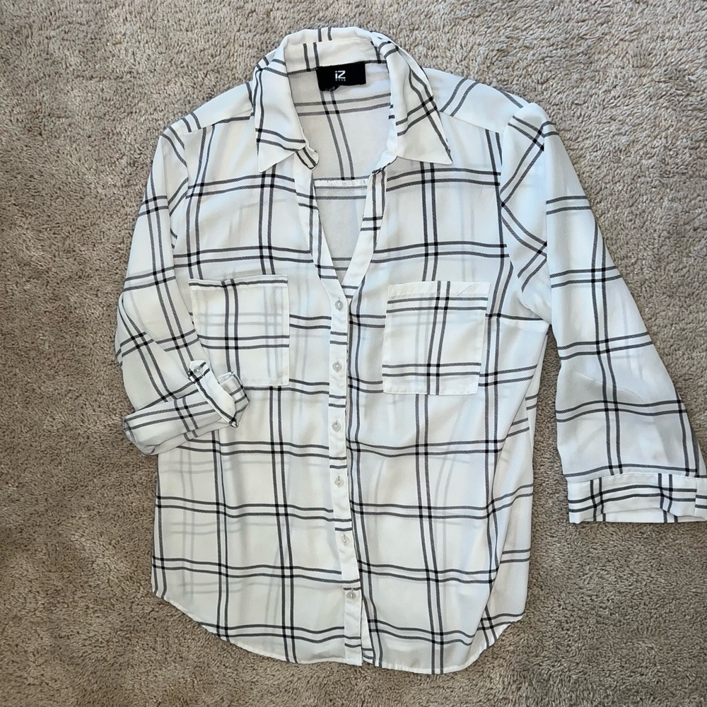 Womens button down blouse - Picture 3 of 4